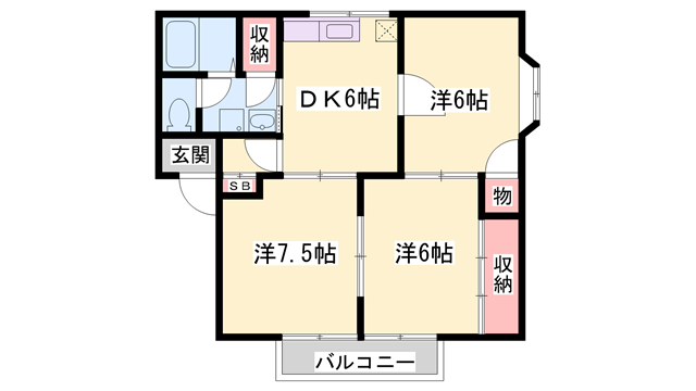 物件間取画像