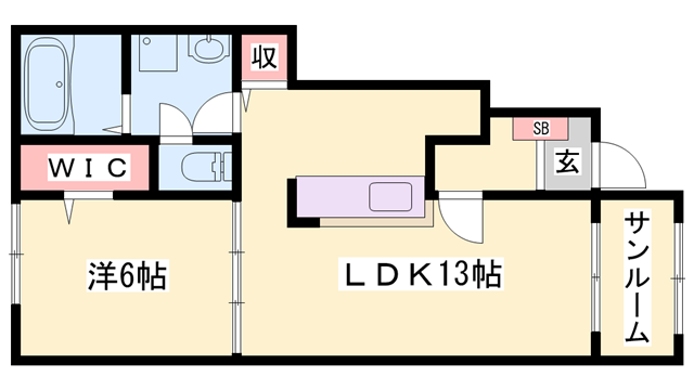 物件間取画像