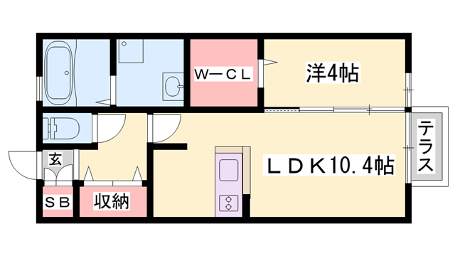 セントラルセジュールの物件間取画像