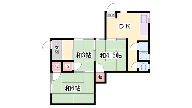 物件間取画像