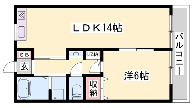 コーポ益三の物件間取画像