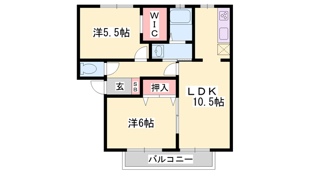物件間取画像