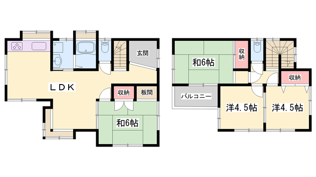 物件間取画像