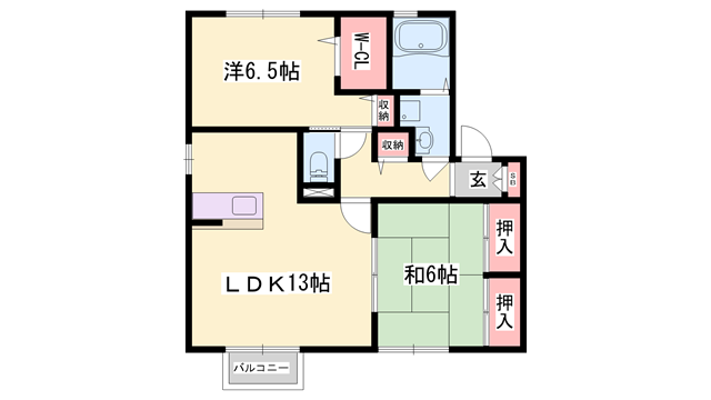 物件間取画像