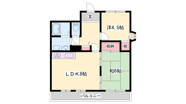物件間取画像
