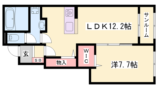 物件間取画像