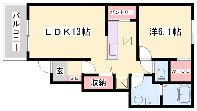 物件間取画像