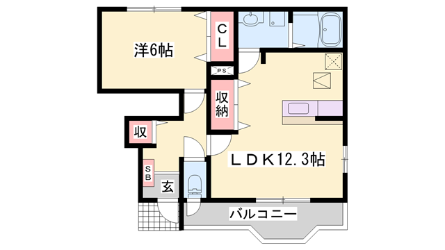 ラフィーネの物件間取画像