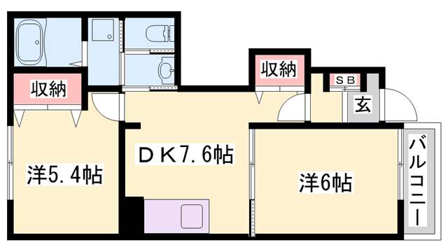 物件間取画像