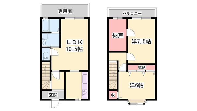 物件間取画像