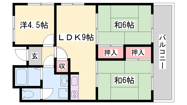 物件間取画像
