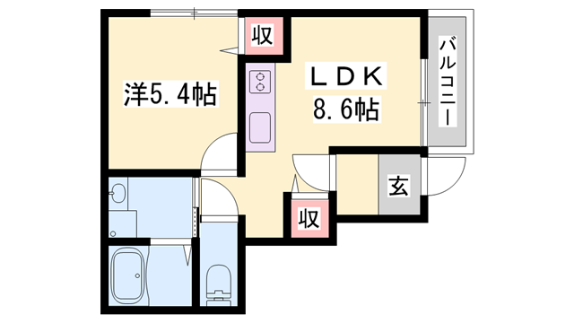 物件間取画像