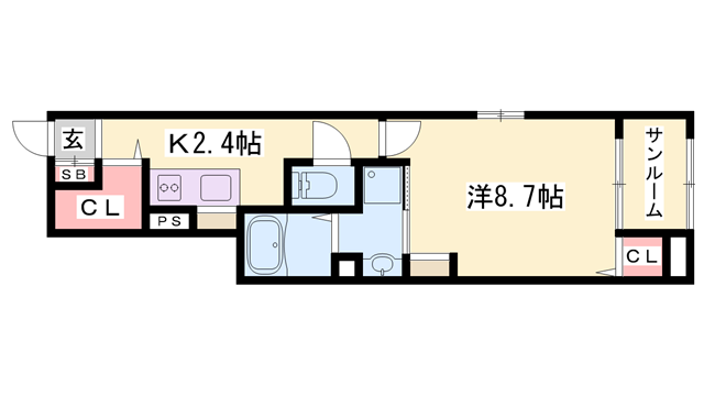 物件間取画像