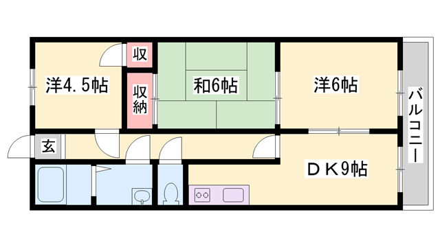 物件間取画像