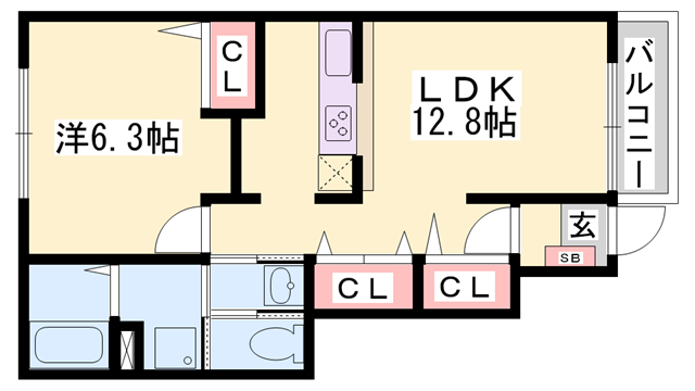 物件間取画像