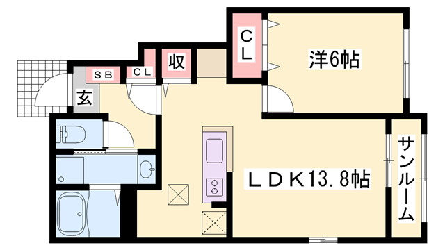 物件間取画像