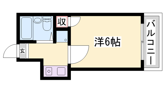 パレス西中島の物件間取画像