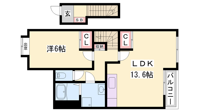 物件間取画像