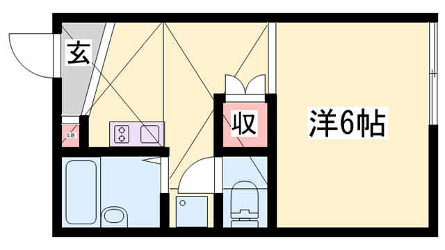 物件間取画像
