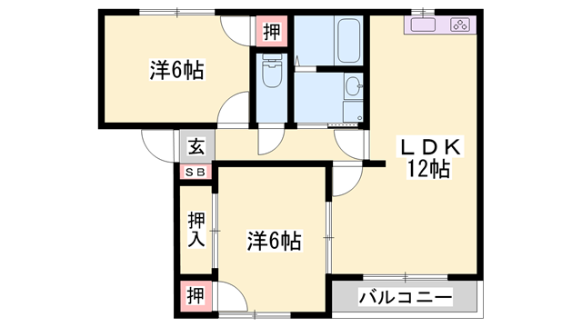 物件間取画像