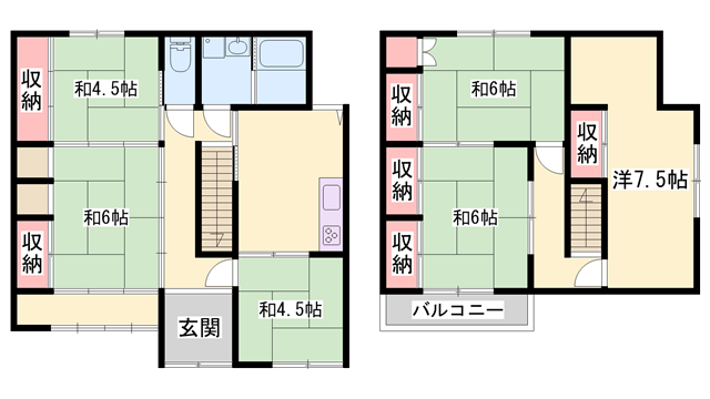 物件間取画像