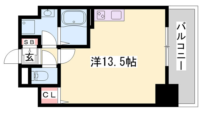 レジデンスh忍町の物件間取画像