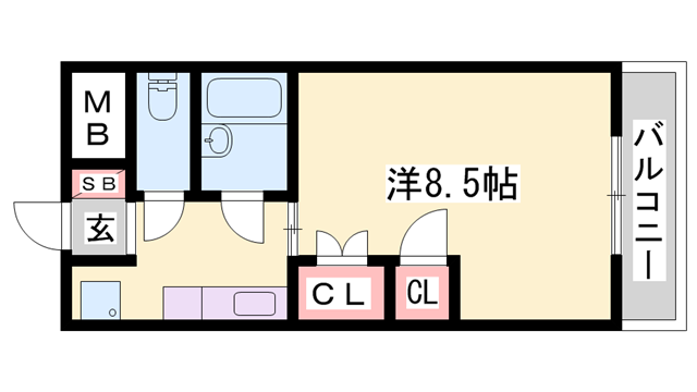 物件間取画像