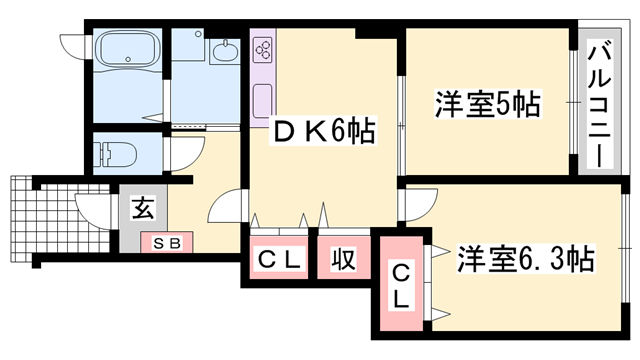 物件間取画像
