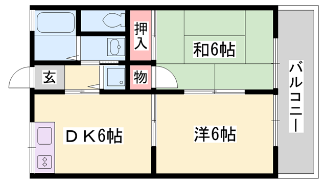 物件間取画像