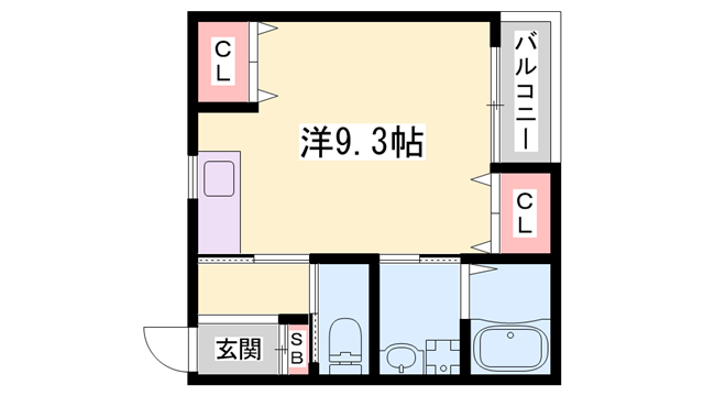 Mハイツの物件間取画像