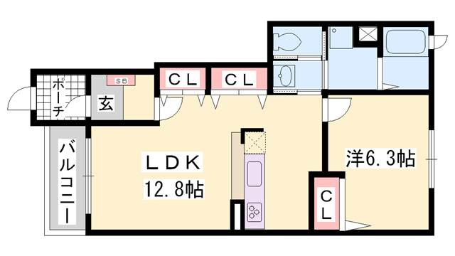 物件間取画像
