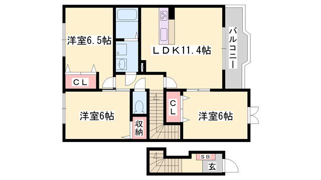 物件間取画像
