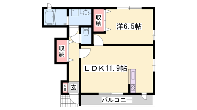 物件間取画像