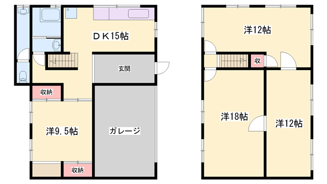 物件間取画像