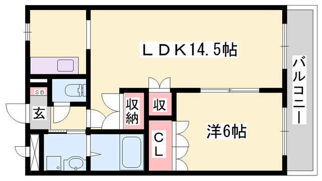 SOUTH HILLSの物件間取画像