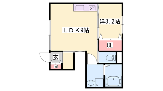 アーバン白浜の物件間取画像