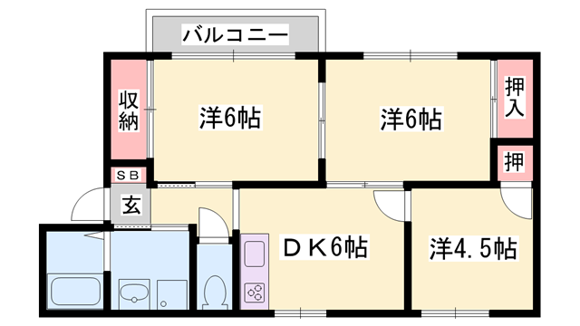 物件間取画像
