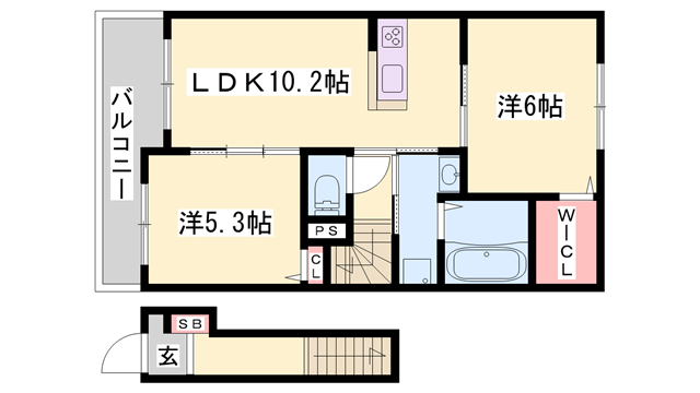 PLATA Ⅱの物件間取画像