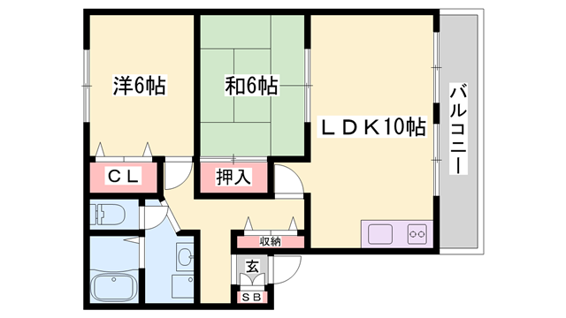 物件間取画像