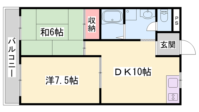 物件間取画像