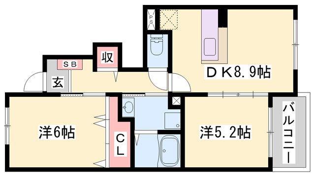 物件間取画像
