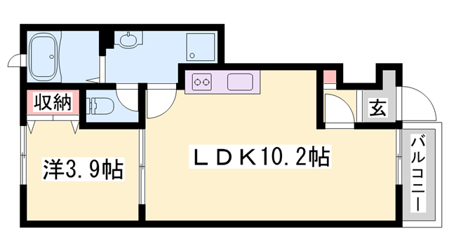 物件間取画像