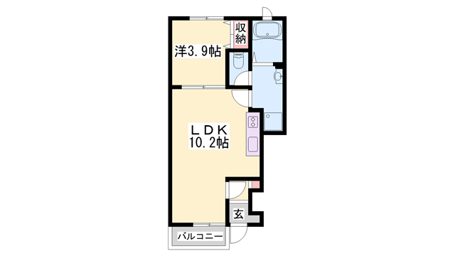 物件間取画像