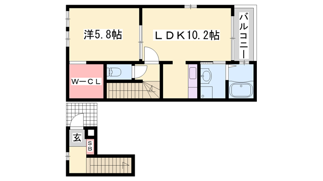 物件間取画像