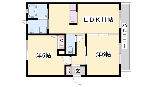 パストラル堂本の物件間取画像