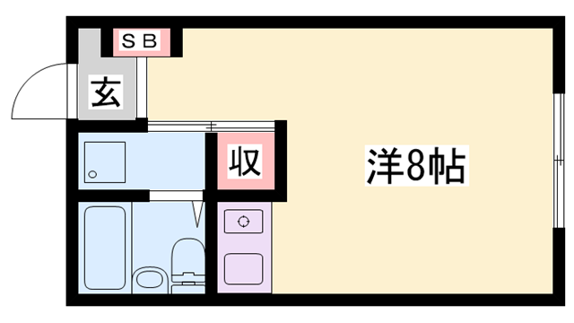 ノーブル寺家Ⅰの物件間取画像