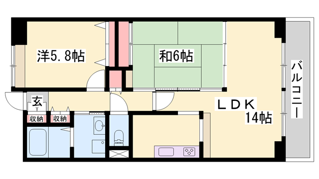 物件間取画像