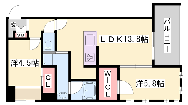 物件間取画像