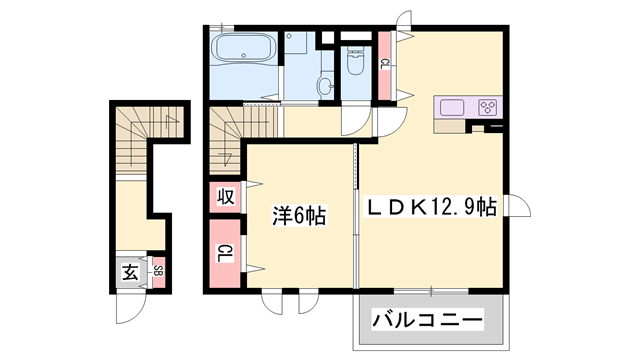 物件間取画像