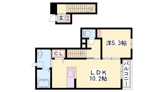 物件間取画像